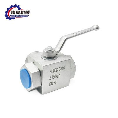 OEM Valvola a sfera idraulica a bassa temperatura KHB3K con rivestimento in zinco a flangia