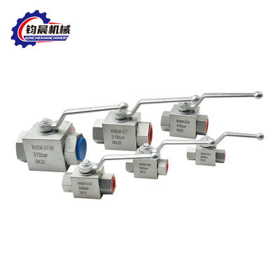 KHB3K Valvola a sfera idraulica ad alta pressione NPT/SAE/BSP/BSPT Acciaio al carbonio