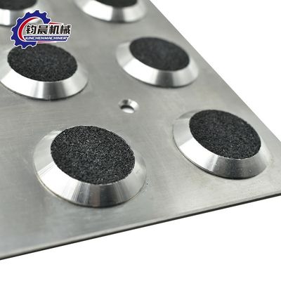 Striscia tattile in acciaio inossidabile per indicatori tattili di design moderno