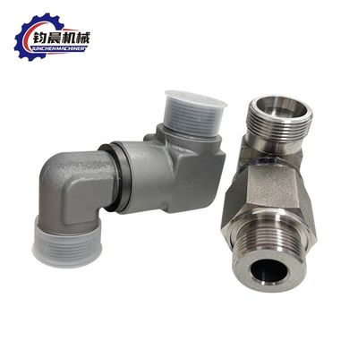 Hexagon Head Acciaio al carbonio 90 gradi gomito flange di connessione di pressione filo tubo giunto