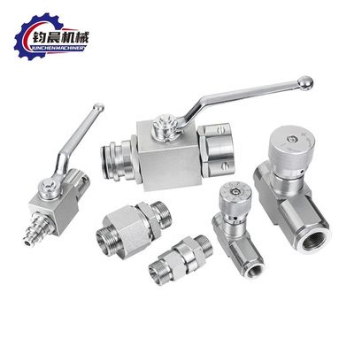 Valvola a sfera idraulica ad alta pressione in acciaio inossidabile 1/4&quot;-11/4&quot; per gas/acqua/olio