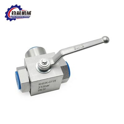 OEM Valvola a sfera idraulica a bassa temperatura KHB3K con rivestimento in zinco a flangia