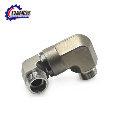 Acciaio al carbonio idraulico a gomito a 90 gradi con connessione a flange e giunto di tubo a filo