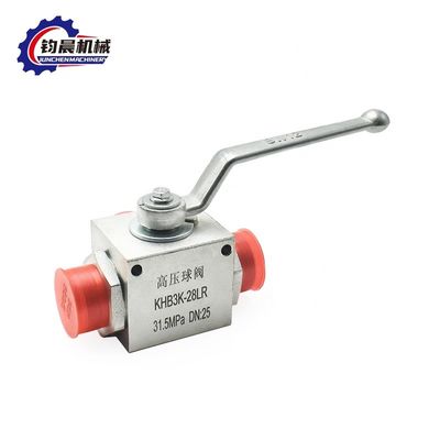 Valvola a sfera idraulica ad alta pressione per gas/acqua/olio con filo interno KHB3K-28LR