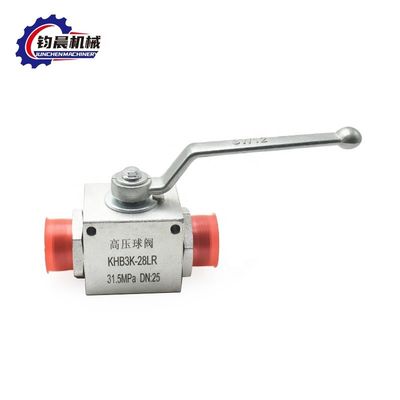Valvola a sfera idraulica ad alta pressione per gas/acqua/olio con filo interno KHB3K-28LR