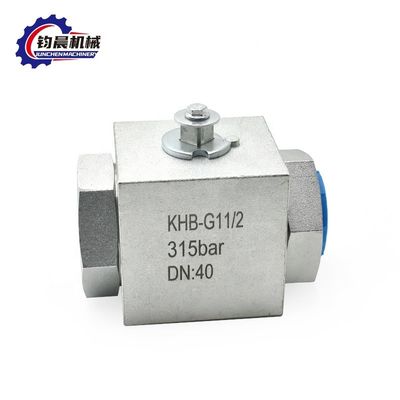KHB-G11/2 Valvola a sfera idraulica ad alta pressione in acciaio inossidabile per supporto personalizzato