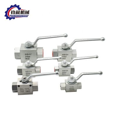 Dimensione del portamento di Zweiwege-Kugel Hahn KHB-G1/4 Serie Hydraulischer