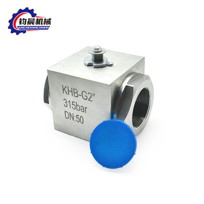 Acciaio inossidabile KHB-G2'' 315bar Valvola a sfera ad alta pressione Gas/Acqua/Olio idraulico