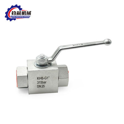 KHB-G1'' 315bar DN 25 Valvola a sfera ad alta pressione per gas/acqua/olio ad alta temperatura